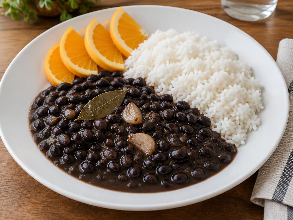 Brazilian black beans and rice