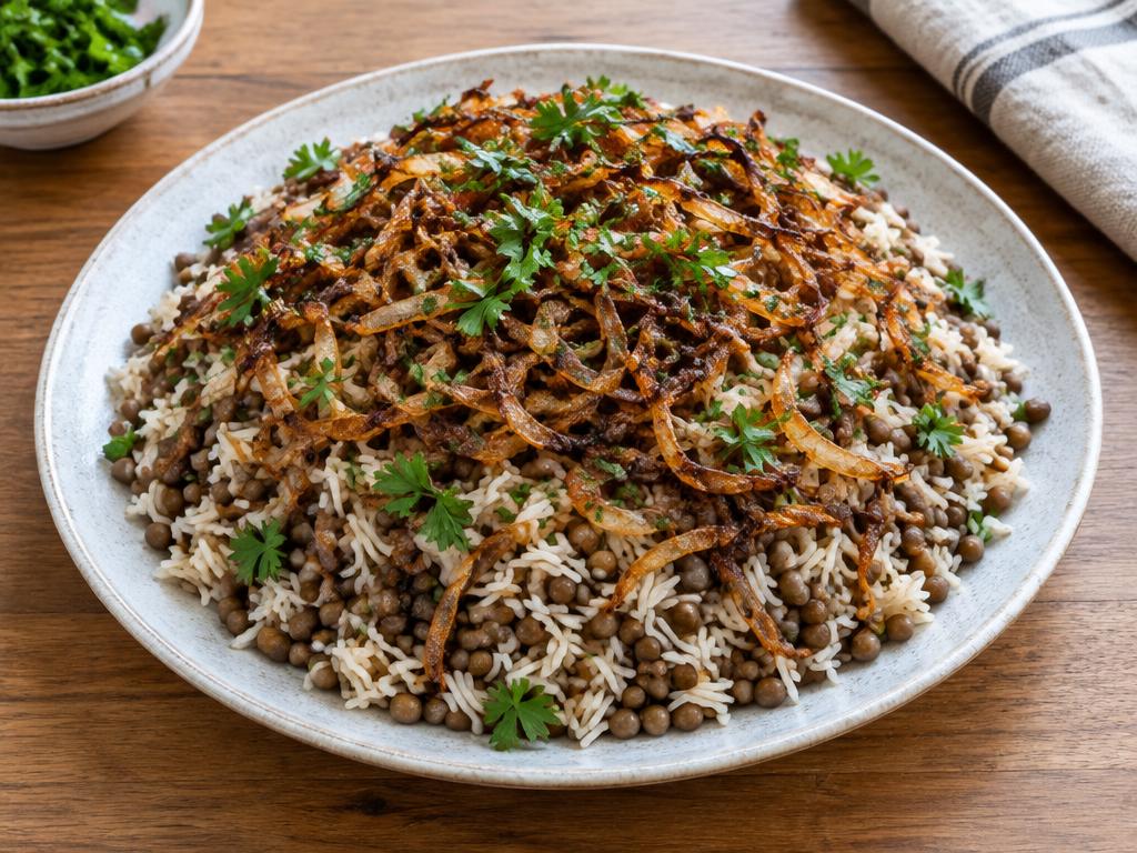 Lebanese mujaddara